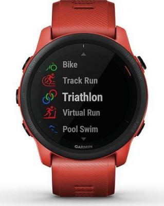 Forerunner 745 44 mm, Silicone Red – фото 5