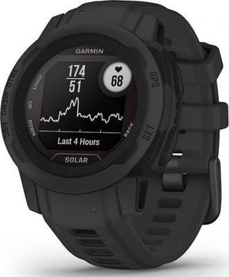 Instinct 2s Solar 40 mm, Silicone Black Graphite
