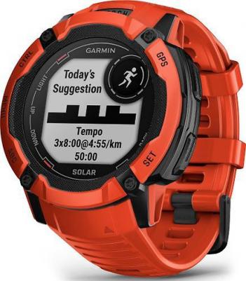 Instinct 2x Solar 50 mm, Silicone Red – фото 6