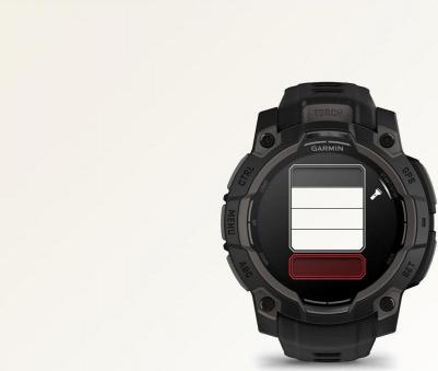 Instinct 3 Amoled 45 mm, Silicone Black Graphite – фото 5