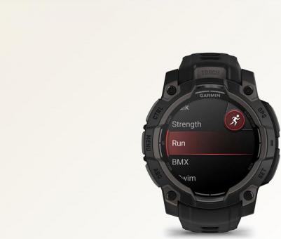 Instinct 3 Amoled 45 mm, Silicone Black Graphite – фото 12