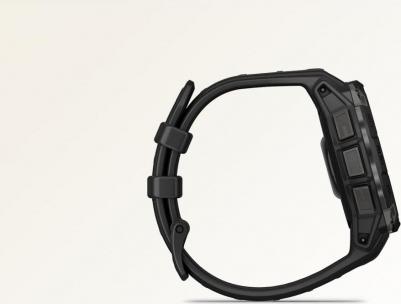 Instinct 3 Amoled 45 mm, Silicone Black Graphite – фото 13