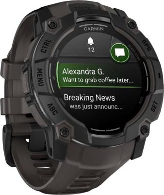 Instinct 3 Amoled 50 mm, Silicone Charcoal – фото 2