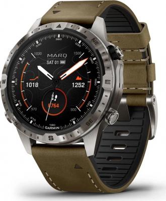 Marq Adventure Gen 2 46 mm, Titanium Case, leather Brown