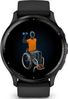 Venu 3 45 mm, Silicone Black – фото 10