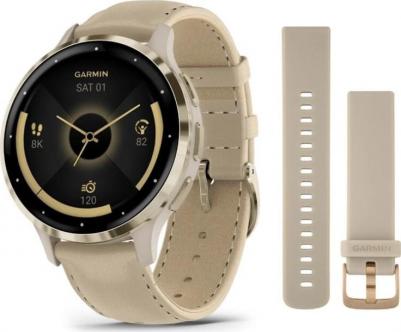Venu 3s 41 mm, Leather Beige
