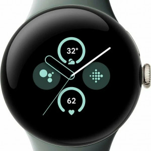 Pixel Watch 2 41 mm Champagne Gold Aluminum Case with Silicone Hazel Active Band – фото 5