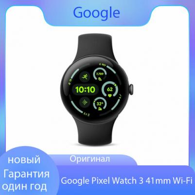 Pixel Watch 3 41 mm Matte Black Aluminum Case with Silicone Obsidian Active Band – фото 4