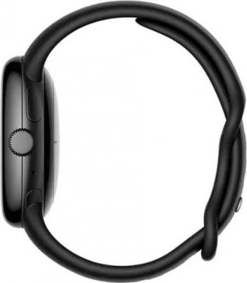 Pixel Watch 41 mm Matte Black Stainless Steel Case with Silicone Obsidian Active Band – фото 3