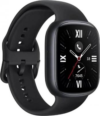 Watch 4 45 mm, Silicone Black