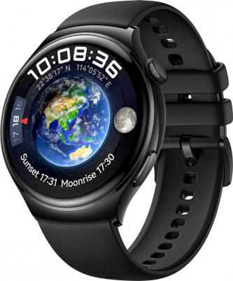 Watch 4 46 mm, Fluoroelastomer Black – фото 4