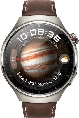 Watch 4 Pro 49 mm, Leather Dark Brown – фото 5
