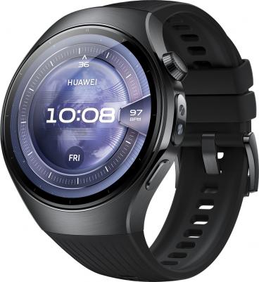 Watch 5 46 mm, Fluoroelastomer Black