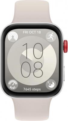 Watch FIT 3 43 mm, Fluoroelastomer Moon White – фото 3