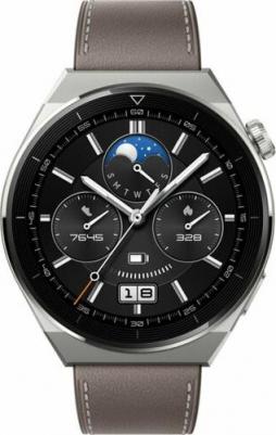 Watch GT 3 Pro 46 mm Titanium, Fluoroelastomer Black – фото 7