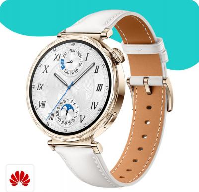 Watch GT 5 41 mm, Leather White – фото 12