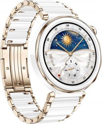 Watch GT 5 Pro 42 mm Ceramic, Ceramic White/Gold – фото 13