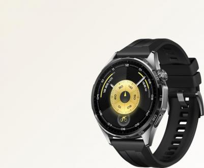 Watch GT 6 46 mm, Fluoroelastomer Black – фото 9