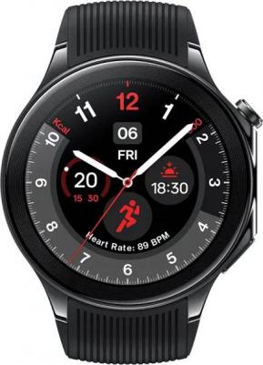 Watch 2 46 mm, Silicone Black Steel