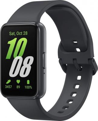 Galaxy Fit3 43 mm Graphite Case, Silicone Black