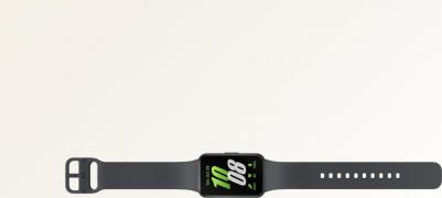 Galaxy Fit3 43 mm Graphite Case, Silicone Black – фото 17