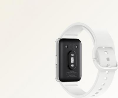 Galaxy Fit3 43 mm Silver Case, Silicone White – фото 2