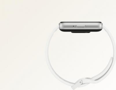 Galaxy Fit3 43 mm Silver Case, Silicone White – фото 3