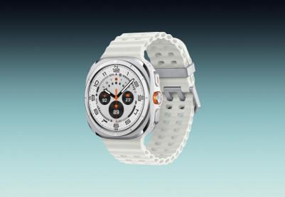 Galaxy Watch Ultra (2025) 47 mm Titanium White Case with White Marine Band – фото 8