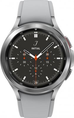 Galaxy Watch4 Classic 46 mm Silver Case, Fluoroelastomer Gray – фото 4