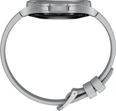 Galaxy Watch4 Classic 46 mm Silver Case, Fluoroelastomer Gray – фото 7