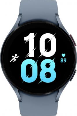 Galaxy Watch5 44 mm Sapphire Case, Fluoroelastomer Blue
