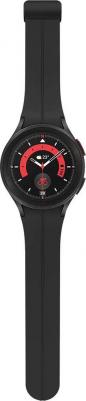 Galaxy Watch5 Pro 45 mm Black Titanium Case, Fluoroelastomer Black – фото 16