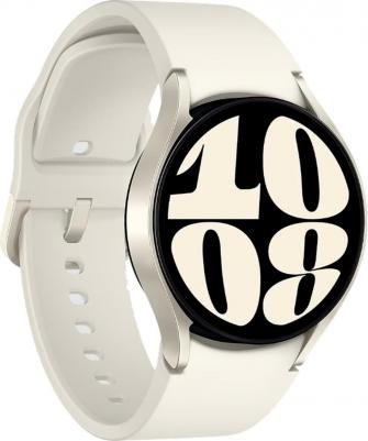Galaxy Watch6 40 mm White Gold Case, Fluoroelastomer White – фото 9