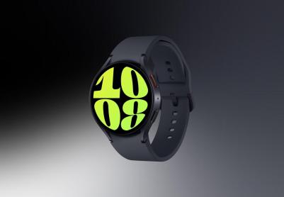 Galaxy Watch6 44 mm Graphite Case, Fluoroelastomer Black – фото 5