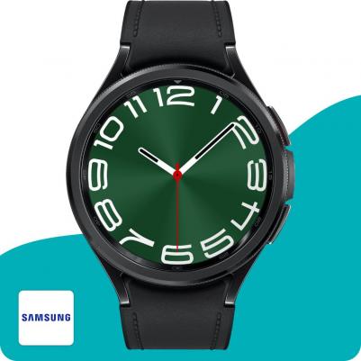 Galaxy Watch6 Classic 47 mm Black Case, Fluoroelastomer Black – фото 2
