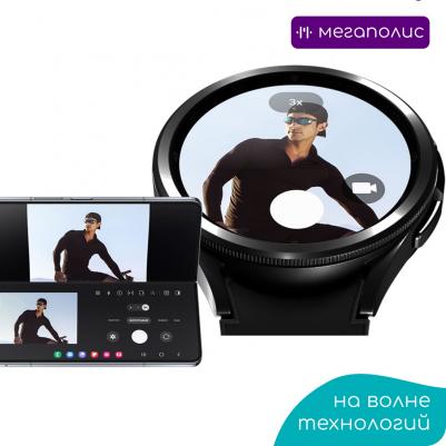 Galaxy Watch6 Classic 47 mm Black Case, Fluoroelastomer Black – фото 18
