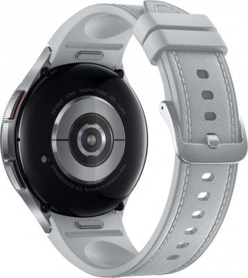 Galaxy Watch6 Classic 47 mm Silver Case, Fluoroelastomer Gray – фото 20