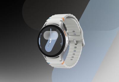 Galaxy Watch7 44 mm Silver Case, Fluoroelastomer Gray – фото 3