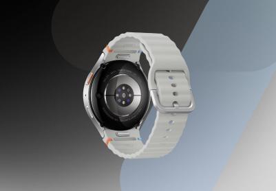Galaxy Watch7 44 mm Silver Case, Fluoroelastomer Gray – фото 9