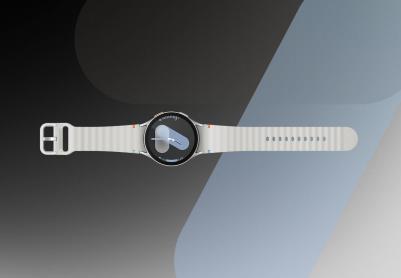 Galaxy Watch7 44 mm Silver Case, Fluoroelastomer Gray – фото 14