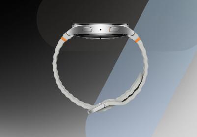 Galaxy Watch7 44 mm Silver Case, Fluoroelastomer Gray – фото 15