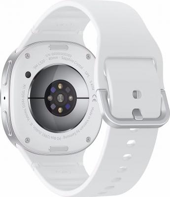 Galaxy Watch8 44 mm Silver Case with White Sport Band – фото 16