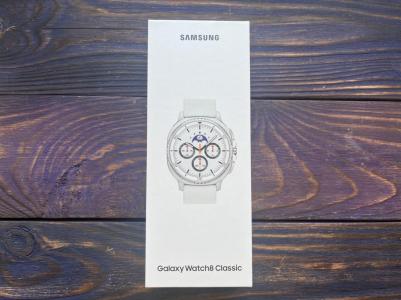 Galaxy Watch8 Classic 46 mm White Case with White Sport Band – фото 7