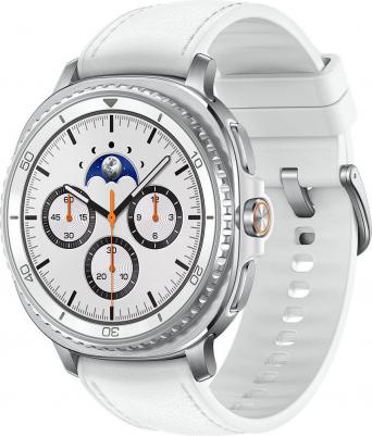 Galaxy Watch8 Classic 46 mm White Case with White Sport Band