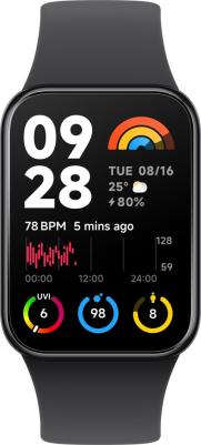 Mi Smart Band 8 Pro 46 mm Black Case, TPU Black – фото 15