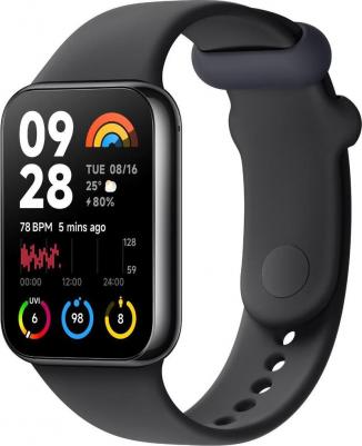 Mi Smart Band 8 Pro 46 mm Black Case, TPU Black
