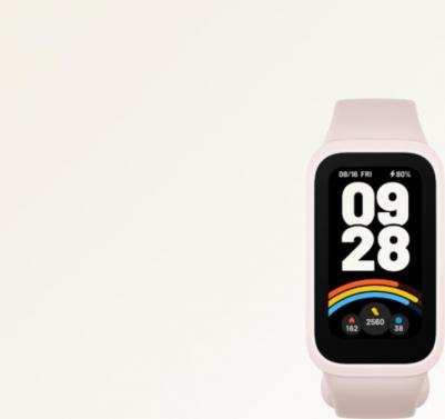 Mi Smart Band 9 Active 46 mm Black Case, TPU Rose – фото 10