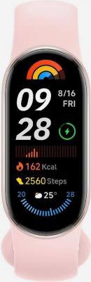 Mi Smart Band 9 Active 46 mm Black Case, TPU Rose