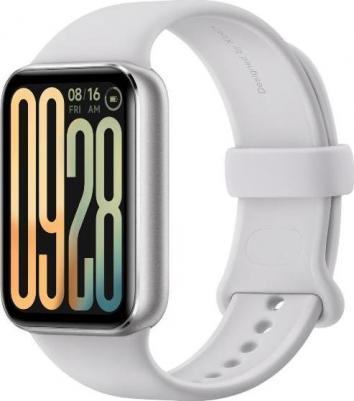 Mi Smart Band 9 Pro 43 mm Silver Case, Leather Beige – фото 2