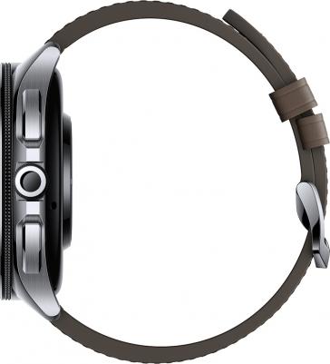Mi Watch 2 Pro 46 mm Silver Case, Leather Brown – фото 3